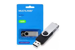 PEN DRIVE 16GB MULTILASER 1 UNIDADE