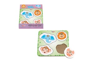 BRINQUEDO PEDAG CIABRINK QUEBRA CABECA ENCAIXE ANIMAIS